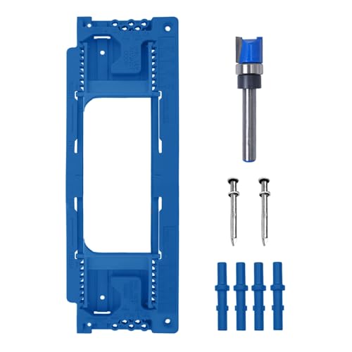 Türscharnier Jig Router Vorlage Mortiser Installationskits 2-1/2inch-6-Zoll Länge Länge Vorlage Kits von Wdbild