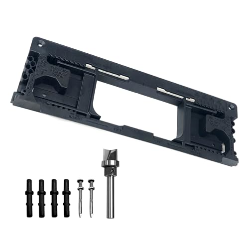 Türscharnier Jig Router Vorlage Mortiser Installationskits 2-1/2inch-6-Zoll Länge Länge Vorlage Kits von Wdbild
