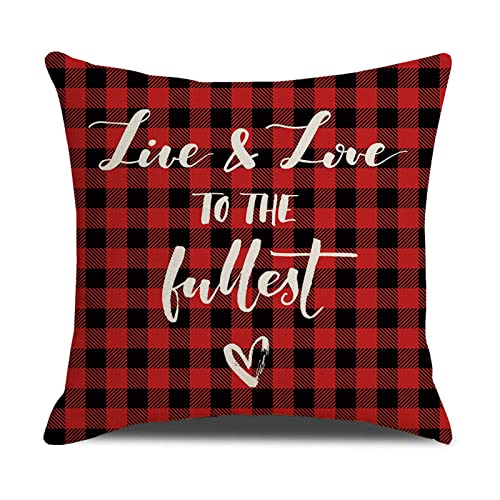 Valentinstag Wurfkissenbezüge 18x18 Zoll Liebes Herzkolbenkissen Für Case Jubiläum Hochzeitskissen Für SO Valentinstag Wurfkissenbezüge 18x18 Zoll Liebes Herzkolbenkissen Für Case Jubiläum Hochzeitskissen Für SO von Wdbild