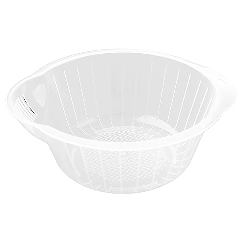 Waschschale Colander Mit Festem Boden Und Seitenabflussbohnen Gerste Und Anderer Größerer Körner Obst Reis Waschschale Colander Mit Festem Boden Und Seitenabflussbohnen Gerste Und Anderer Größerer Körner Obst Reis von Wdbild