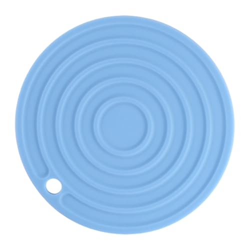 Wasserdichte Silikonwärme Resistente Esstisch Matte Haushalt Rund Isoliertes Placemat Praktische Wärmeisolierung Pfanne Pad von Wdbild
