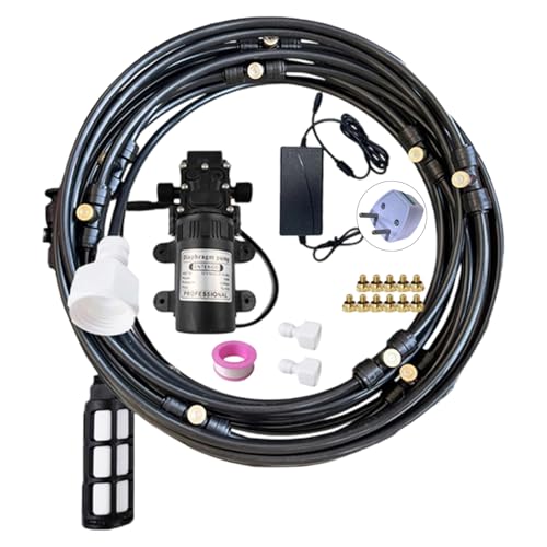 Wassernebel Atomizer Elektrische Sprinklerkühlschema Garten Wasser Nebel Anlagen Düsen Tropfbewässerung Set Outdoor Sprinklerkühlsystem Mit Messingdüsen Wassernebel Atomizer Elektrische Sprinklerkühlschema Garten Wasser Nebel Anlagen Düsen Tropfbewässerung Set Outdoor Sprinklerkühlsystem Mit Messingdüsen von Wdbild