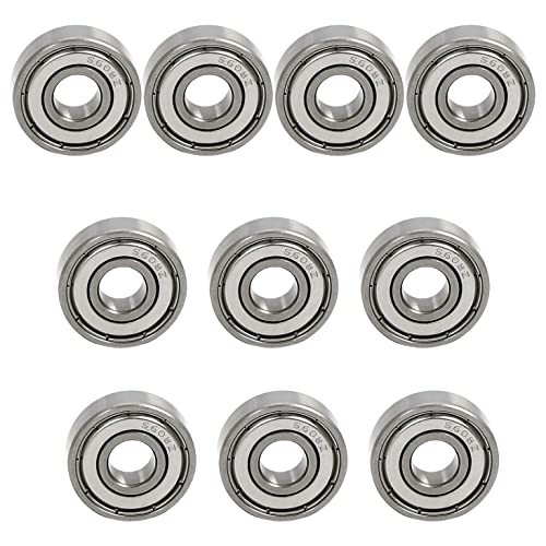 Wdbild 10 Packung Verbesserte Kugellager Kugellager Edelstahl 8x22x7mm Doppelte Abgeschirmt 608Z Lager Kompakt Wdbild 10 Packung Verbesserte Kugellager Kugellager Edelstahl 8x22x7mm Doppelte Abgeschirmt 608Z Lager Kompakt von Wdbild