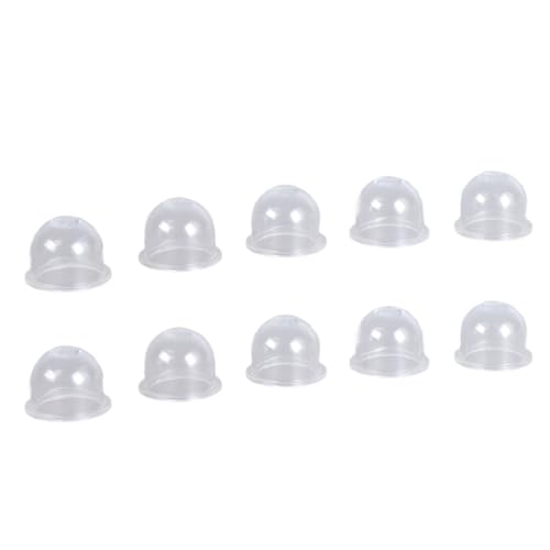Wdbild 10pcs Vergaser Primer Glühbirnen Ersatz Transparente Brennstoffe Primer Glühbirnenbirne Vergaser Garten Wartungstool von Wdbild