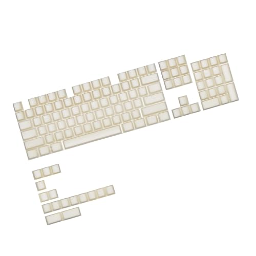 Wdbild 120key Halbtransparente KeyCap Collection ABS Originalhöhe Schlüsselkaps 2 Farbinjektionen Zum Eintippen Präziser Ästhetik Mechanischer Tastaturschlüsse von Wdbild