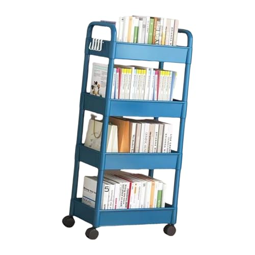 Wdbild 4 Ebenen Snacks Organizer Cart Mit Einstellbaren Regalen Platz Sparsamer Rack Praktischer Aufbewahrungswagen Für Haushalt Verwenden EIN Einstellbares Multi Layer Wagenschelf von Wdbild