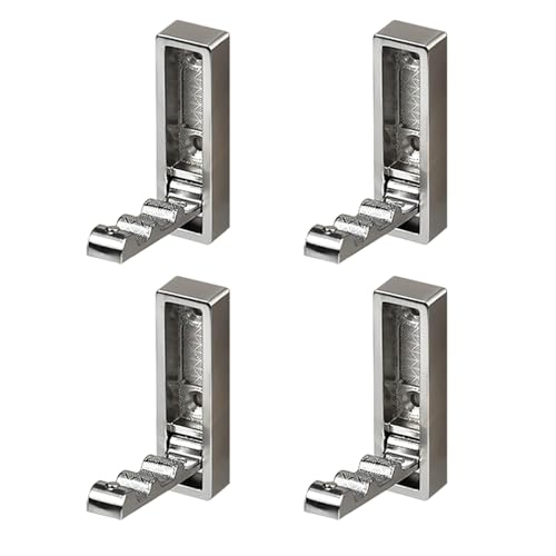 Wdbild 4PCS Klappbarer Haken Für Wandelegante Einverrückte Haken Faltbare Wand Montiert Einfach Zu Verwenden Für Hutroben Und Handtücher Geldbeutel Aufbewahrung von Wdbild