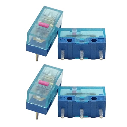 Wdbild 4pcs/Los Huano Maus Microschitch Dot Transparent Blue Shell Maustaste 80 Millionen Klicks Mauswartung von Wdbild