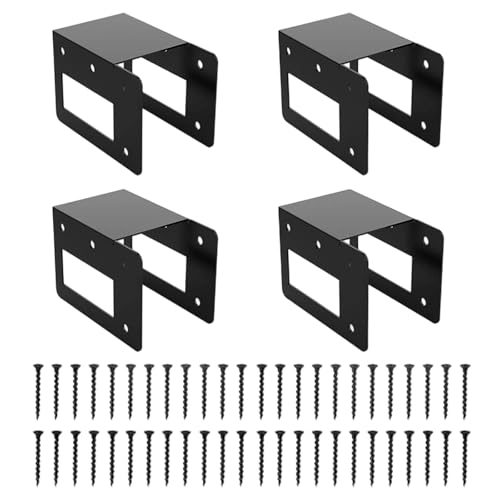 4pcs Verstellbare Metallbrennholzregale Holzholzspeicher Unterstützung Organisatoren Holzhalter Mit Schrauben Einfache Installation Einfach Installation Mit Schrauben von Wdbild