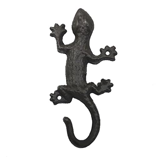 Wdbild 6.69 Zoll Einzigartiger Kleiderhaken Mit Echsendesign Metall Wandmontage Haken Für Hängende Handtücher Schichten HATTE WALS MOTTED HAKE FÜR KLEIBE von Wdbild