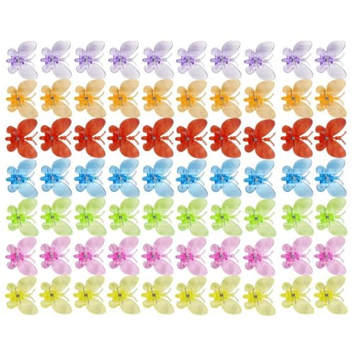 Wdbild 70pcs Schmetterlingsform Pflanzenklammern Hochleistungs Plastikklemmen Für Klettern Blumen Orchideen Unterstützen Anti Unterkunft Design Kletterpflanzenklammern Für Orchideen von Wdbild