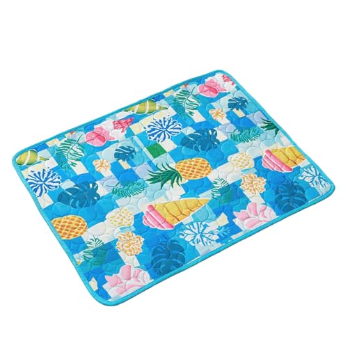 Wdbild Atmungsaktives Haustierkühlkissenbett Für Kleine Bis Große Katzen Haustiermatten Cartoon Design Sofa Pad Innen Freien Hundebettpolster von Wdbild