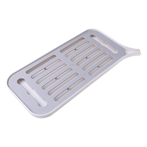 Drain Rack Plastikschale Abflusser Trockner Tablett Küche Arbeitsplatte Großer Waschbecken Trockenstange von Wdbild