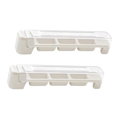 Wdbild Eiswürfelform, Set von 2 Tablett Multifunktionale Formen Rechteckige Form Maker Tablett für Die Herstellung von Wdbild