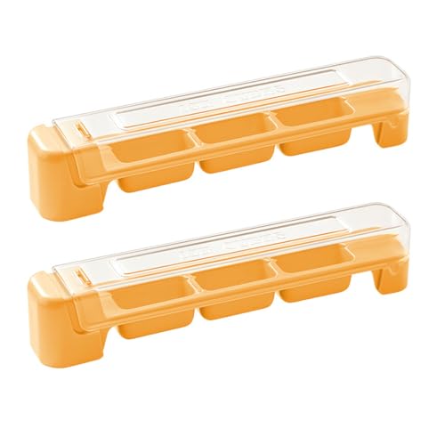 Wdbild Eiswürfelform, Set von 2 Tablett Multifunktionale Formen Rechteckige Form Maker Tablett für Die Herstellung von Wdbild