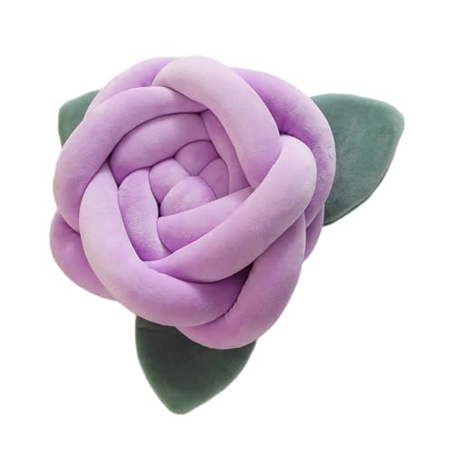 Wdbild Elegantes Knoten Dekoratives Kissen Weich Bequemer Polyester Stilvoller Für Sofas Stühle Blumenknoten von Wdbild