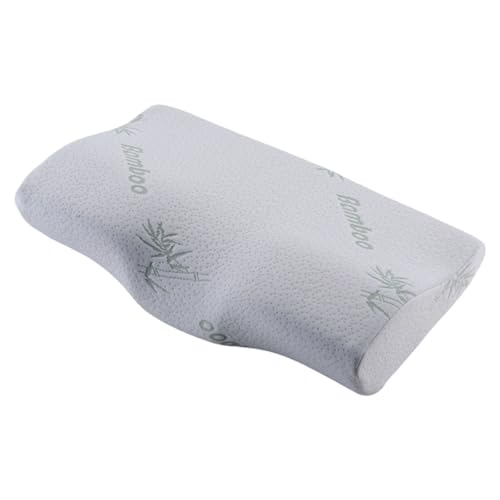 Wdbild Ergonomische Konturierte Gedächtnisschaumkissen Mit Nackenstütze Und Atmungsaktive Bambusfaserabdeckung Langsamer Memory Foam Kissen Kissen von Wdbild