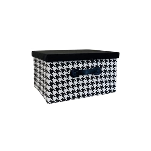 Wdbild Faltbarer Speicherbehälter Mit Deckungshundtooth Muster Fabric Organisatoren Für Elemente Office Supplies Travel Accessoire Stoffspeicherbehälter Wdbild Faltbarer Speicherbehälter Mit Deckungshundtooth Muster Fabric Organisatoren Für Elemente Office Supplies Travel Accessoire Stoffspeicherbehälter von Wdbild