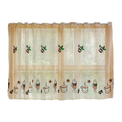 Wdbild Farmhouse Curtain Polyester Stoff Fenster Behandlungen Privatsphäre Sonne Blocking Kurz Für Küchencafé Einfache Installation Sonne Blocking Wdbild Farmhouse Curtain Polyester Stoff Fenster Behandlungen Privatsphäre Sonne Blocking Kurz Für Küchencafé Einfache Installation Sonne Blocking von Wdbild