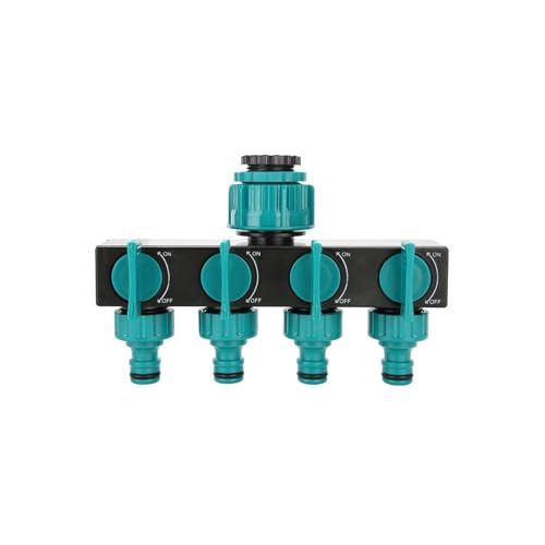 Wdbild Gartenschlauch Splitter 4 Wege Schwere Wasseranschluss Bewässerungsgängeradapter Splitter von Wdbild