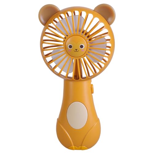 Wdbild Handventilator, Handheld Fan Cartoon Tier Fans Weichen Schaum Batterie Powered für Student Panda Kätzchen Fan Tragbare von Wdbild