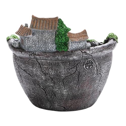 Wdbild Harz Pflanzer Blumenpotsbehälter Für Wohnraum Balkon Garten Succulents Bonais Auslegen Kreativer Bürodekoration Pflanzentöpfe von Wdbild