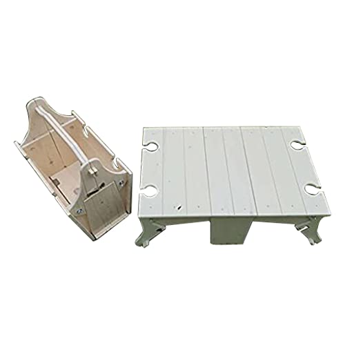 Wdbild Holzklapppicknickkorb Tisch Langlebiger Campingtisch Multifunktionen Aufbewahrung Holzkorb Garten Picknickschisch 2 In 1 Schreibtisch Für Home Camping Holz Langlebig von Wdbild