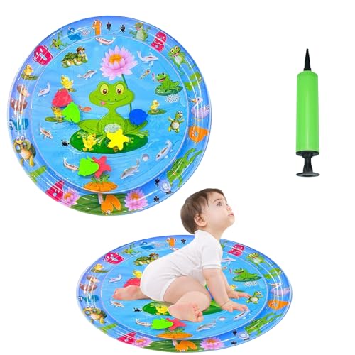Wdbild Hunde Kühlmattenkatzen Bett Aufblasbares Wasserbett Liege Für Kleine Katzen Wasserssensorische Spielmatte Runde Lounger Aufblasbare Pads von Wdbild