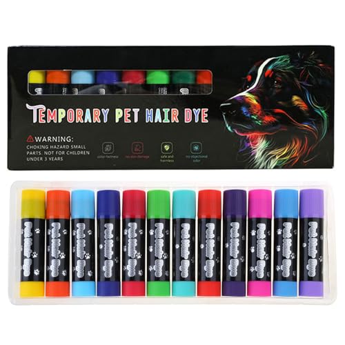 Wdbild Hundepflege Kreide 12 Farben Set Safe Waschbare Haarkreide Für Halloween Carnivals Party Haustier Haarfarbe Bunt Wdbild Hundepflege Kreide 12 Farben Set Safe Waschbare Haarkreide Für Halloween Carnivals Party Haustier Haarfarbe Bunt von Wdbild