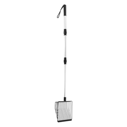 Wdbild Katzenstrauder Schaufel Glattes Metall Sifter Hollow Shovel Metallgriff Poop Sieben Kätzchen Poop Scooper Allzweck Vieh Abfallentferner von Wdbild