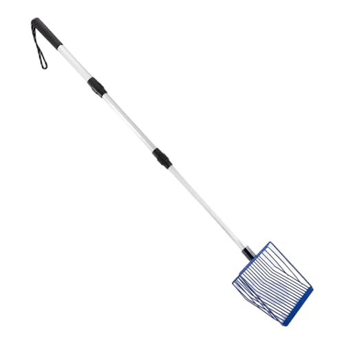 Wdbild Katzenstrauder Schaufel Glattes Metall Sifter Hollow Shovel Metallgriff Poop Sieben Kätzchen Poop Scooper Allzweck Vieh Abfallentferner von Wdbild