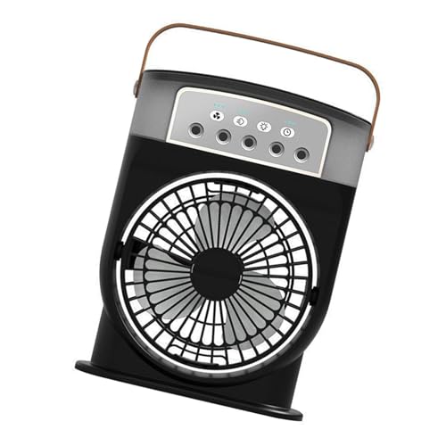 Wdbild Kühlgebläse, Praktischer Desktop-Luftkühlungsventilator, tragbarer Ventilator mit 3 Geschwindigkeitsoptionen, Tischventilator für das Home-Office oder das Studentenwohnheim von Wdbild
