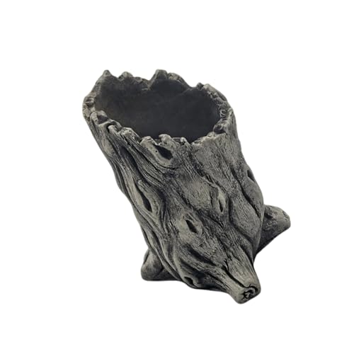 Wdbild Künstliche Driftwood Blumentöpfe Natürliche Blumentöpfe Bucket Rostics Stümpfe Pflanzer Arrangement Für Home Decors Baumwurzel Pflanzer von Wdbild