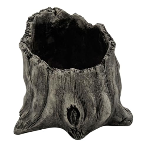 Wdbild Künstliche Driftwood Stümpfe Pflanzer Kaktusbehälter Kreative Nachahmung Skulptur Harz Sukulenten Blumentöpfe Büro Desk Pflanzer von Wdbild