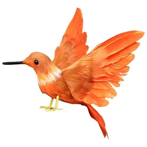 Wdbild Künstliche Gefiederte Vögel Für Home Yard Und Rasendekoration Vogel Figur Perfekt Für Themenpartys Und Event Garten Rasenschmuck von Wdbild