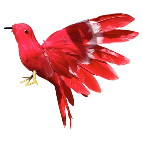 Wdbild Künstliche Gefiederte Vögel Für Home Yard Und Rasendekoration Vogel Figur Perfekt Für Themenpartys Und Event Garten Rasenschmuck von Wdbild
