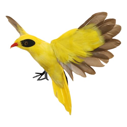 Wdbild Künstliche Gefiederte Vögel Für Home Yard Und Rasendekoration Vogel Figur Perfekt Für Themenpartys Und Event Garten Rasenschmuck von Wdbild