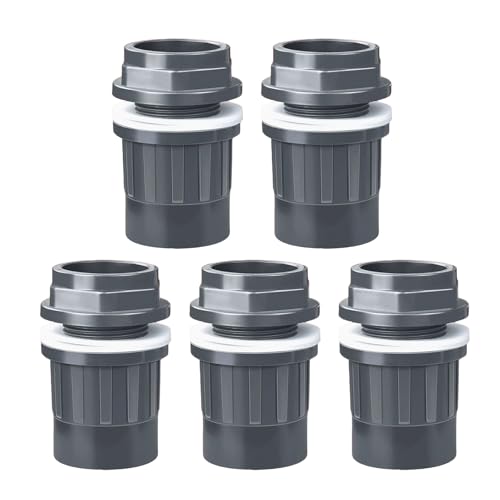 Wdbild PVC Aquariumschlauchadapter Set Von 5 Fischtanks Wasserrohranschluss 20/25/32/40 Mm PVC Rohradapter Für Wasserschlauch von Wdbild