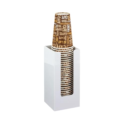 Wdbild Robuster Acrylcupspender Rack Sleek Organisatoren Passen Verschiedene Becher Platz Sparlösung Für Schreibtische Counters Acryl Cup Organisatoren. von Wdbild