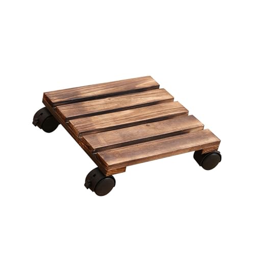 Wdbild Rollender Holz Pflanzer Stand Topf Pflanze Ständer Blüten Töpfe Rollschale Mit Rädern Innen Freien Pflanzer Trolleys Bewegliche Pflanze von Wdbild