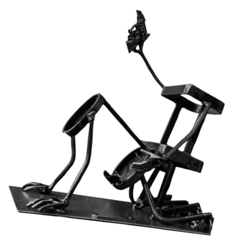 Wdbild Schädelweinhalter Einzigartiger Tabletop Rack Für Aufbewahrung Küchendekor Und Wohnzimmer Display Accessoire Metall Flaschenbaumständer von Wdbild