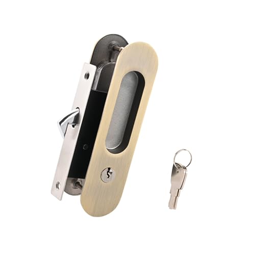 Wdbild Schwere Typ Versteckte Türschloss Zink Legierungen Hardware Dicke Griffe Für Schränke Und Kleiderschränke Industriestile Gleiten Holz von Wdbild