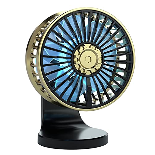 Wdbild USB Lüfter, Fahrzeug-USB-Ventilator, elektrischer Auto-Ventilator, Armaturenbrettmontage, 3-Gang-Rotation, leistungsstarker Kühlluftventilator mit LED-Licht Wdbild USB Lüfter, Fahrzeug-USB-Ventilator, elektrischer Auto-Ventilator, Armaturenbrettmontage, 3-Gang-Rotation, leistungsstarker Kühlluftventilator mit LED-Licht von Wdbild