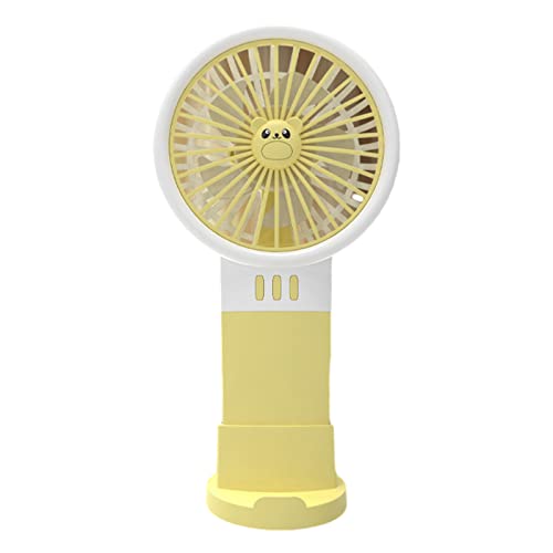 Wdbild USB Lüfter, Handventilator, batteriebetriebener Ventilator mit 2 AA-Batterien und Telefonständer, Taschenventilator, Ventilator für Büro oder Zuhause, leichter Schreibtischventilator Wdbild USB Lüfter, Handventilator, batteriebetriebener Ventilator mit 2 AA-Batterien und Telefonständer, Taschenventilator, Ventilator für Büro oder Zuhause, leichter Schreibtischventilator von Wdbild