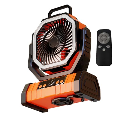 Wdbild USB Wiederaufladbare Lüfterlüfterlüfter Mit Leichter Verstellbarer 10 W Langer Batterie Perfekt Für Camping Reise LED Licht von Wdbild