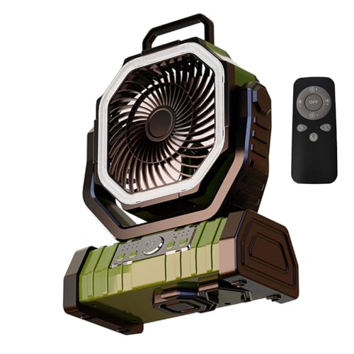 Wdbild USB Wiederaufladbare Lüfterlüfterlüfter Mit Leichter Verstellbarer 10 W Langer Batterie Perfekt Für Camping Reise LED Licht von Wdbild