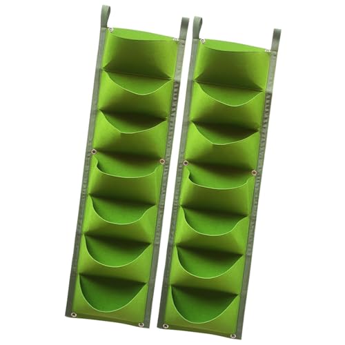Wdbild Vertikaler Stoff Pflanzer 2pcs Atmungsaktive Wand Hanging Garten Pflanze Wachsen Beutel Für Blumen Pflanze Hausbalkon Landschaft Hängende Pflanzer Für Balkon Wdbild Vertikaler Stoff Pflanzer 2pcs Atmungsaktive Wand Hanging Garten Pflanze Wachsen Beutel Für Blumen Pflanze Hausbalkon Landschaft Hängende Pflanzer Für Balkon von Wdbild