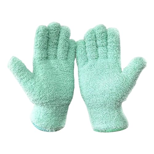Wdbild Wiederverwendbare Fleece Reinigungshandschuhe Für Innenpflanzen Sanfte Staub Und Oberflächen Pflege Haushaltsarbeiten Wesentliche Mehrzweckreinigungshandschuhe Für Jalousien von Wdbild