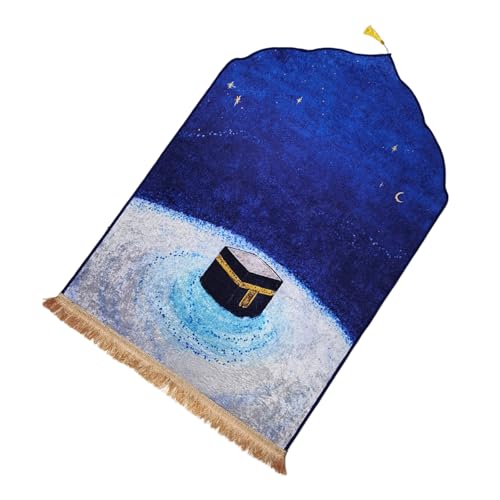 Weiche Gebetsteppiche Maschinenwaschbare Flanellmaterialien Reisen Freundliche Islamik Gebetsmatten Für Reisen Home Gebrauch Spirituelle Teppiche Muslime Muslime von Wdbild