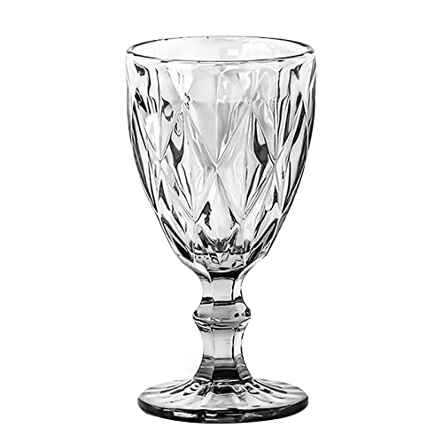 Weinglas Farbiger Goblet Vintage Muster Geprägte Brille Goblets Für Party Hochzeitstag von Wdbild